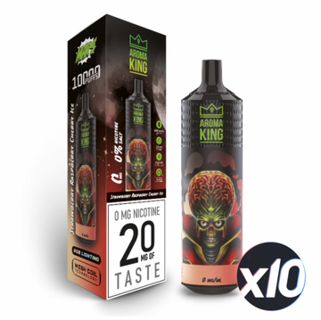 PackX10 - AROMA KING - Strawberry Raspberry Cherry - 10 000 taffs